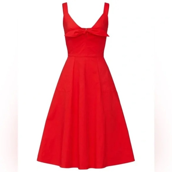 Color Me Courtney Red Coco Dress Size 4 - Picture 8 of 13